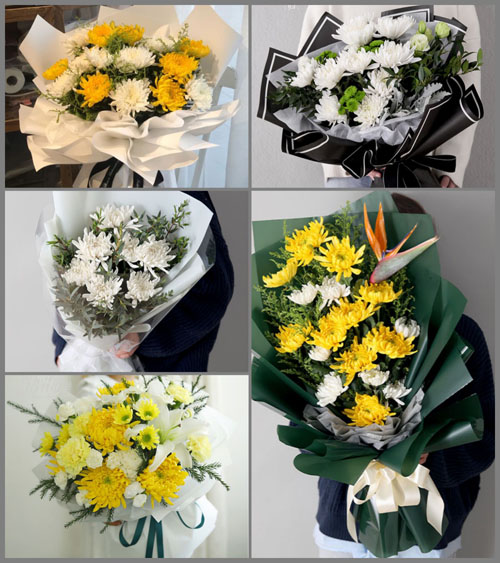 贵州毕节市黔西县素朴镇新龙村白事花束代送